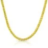 1 Row 3MM CZ Bling Bling Lemonade Tennis Chain