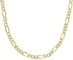 10K Yellow Gold Figaro Chain Lightweight