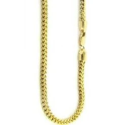10K Yellow Gold Franco Chain Lightweight -Wandr Jewelry Store 10k yellow gold franco chain lightweight hiphopbling 947417