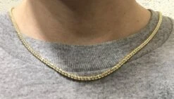 10K Yellow Gold Ice Diamond Cut Chain -Wandr Jewelry Store 10k yellow gold ice diamond cut chain hiphopbling 413146