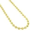 10K Yellow Gold Moon Cut Chain