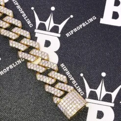 19MM Turkish Cuban Link Iced Out Hip Hop Bracelet -Wandr Jewelry Store 19mm turkish cuban link iced out hip hop bracelet hiphopbling 355885