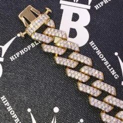 19MM Turkish Cuban Link Iced Out Hip Hop Bracelet -Wandr Jewelry Store 19mm turkish cuban link iced out hip hop bracelet hiphopbling 743746