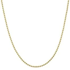 2MM Double IP Gold Stainless Steel Bead Chain