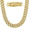 3D XL Cuban Link CZ Bling Iced Out Chain
