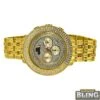 4.00 Carat Diamond Prince Gold Watch By IceTime