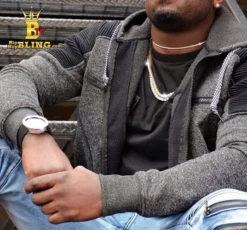 6MM CZ Gold Steel 1 Row Hip Hop Tennis Chain -Wandr Jewelry Store 6mm cz gold steel 1 row hip hop tennis chain hiphopbling 754191