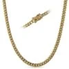 6MM Miami Cuban Chain IP Gold Steel Triple Lock