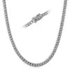 6MM Miami Cuban Chain Stainless Steel Triple Lock