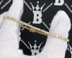 7.50 Carat Diamond Tennis Bracelet 10K Yellow Gold -Wandr Jewelry Store 750 carat diamond tennis bracelet 10k yellow gold hiphopbling 864905