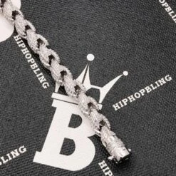 .925 Silver 8MM French Rope CZ Bling Bling Bracelet -Wandr Jewelry Store 925 silver 8mm french rope cz bling bling bracelet hiphopbling 623349