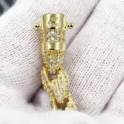 .925 Silver 8MM French Rope CZ Bling Bling Bracelet -Wandr Jewelry Store 925 silver 8mm french rope cz bling bling bracelet yellow gold hiphopbling 985010