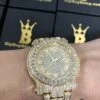 Amazing Bling Bling Gold Hip Hop Watch