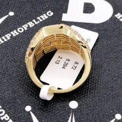 Baguette CEO Diamond Ring 2.10cttw 10K Gold -Wandr Jewelry Store baguette ceo diamond ring 210cttw 10k gold hiphopbling 108563