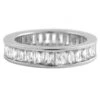Baguette Eternity CZ Channel Set Bling Bling Ring