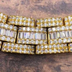 Baguette Oyster Bling Bling CZ Iced Out Chain