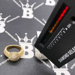 Baguette Sunburst Diamond Ring 2.18cttw 10K Gold -Wandr Jewelry Store baguette sunburst diamond ring 218cttw 10k gold hiphopbling 871504