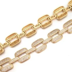 Bar Link Iced Out Chain Hip Hop Bling Chain -Wandr Jewelry Store bar link iced out chain hip hop bling chain hiphopbling 735851