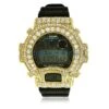Big Boy Gold CZ Custom G Shock Watch DW6900
