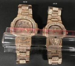 Big Face 44MM Bling Bling Blizzard Watch -Wandr Jewelry Store big face 44mm bling bling blizzard watch hiphopbling 211120