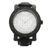 Black Super Techno Watch 10ct Real Diamonds