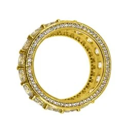 Bling Bling Royal 360 Eternity Band Gold CZ Ring 7 Bling Bling Royal 360 Eternity Band Gold CZ Ring -Wandr Jewelry Store bling bling royal 360 eternity band gold cz ring 7 hiphopbling 865441