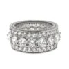 Bling Bling Royal 360 Eternity Band Rhodium CZ Ring
