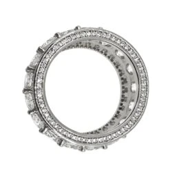 Bling Bling Royal 360 Eternity Band Rhodium CZ Ring -Wandr Jewelry Store bling bling royal 360 eternity band rhodium cz ring hiphopbling 981819