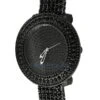 Bright Black Custom Bling Bling Watch & Band