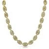 Bubble Link Mariner Bling Bling Gold CZ Chain