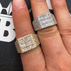 Clean Baguette Diamond Ring 2.90cttw 10K Gold