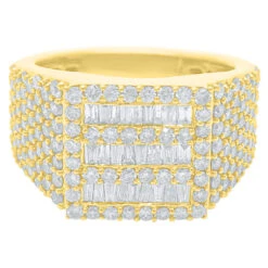 Clean Baguette Diamond Ring 2.90cttw 10K Gold 5 Clean Baguette Diamond Ring 2.90cttw 10K Gold -Wandr Jewelry Store clean baguette diamond ring 290cttw 10k gold hiphopbling 811894