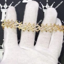 Crown Of Thorns VVS CZ Iced Out Hip Hop Bracelet -Wandr Jewelry Store crown of thorns vvs cz iced out hip hop bracelet hiphopbling 818252