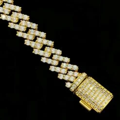 Cuban Box Link Hip Hop Bling Bling Bracelet (2 Sizes) -Wandr Jewelry Store cuban box link hip hop bling bling bracelet 2 sizes 8mm yellow gold 7 hiphopbling 334883