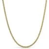 Cuban Chain 3MM Gold Stainless Steel