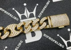 Cuban Mariner Link CZ Bling Bling Chain -Wandr Jewelry Store cuban mariner link cz bling bling chain hiphopbling 343559