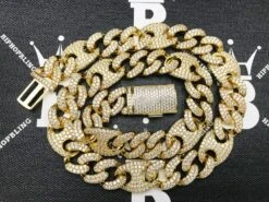 Cuban Mariner Link CZ Bling Bling Chain -Wandr Jewelry Store cuban mariner link cz bling bling chain hiphopbling 954731