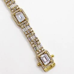 Wandr Jewelry Store -Wandr Jewelry Store custom baguette cluster bling bling cz iced out chain hiphopbling 445413