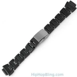 Custom Black CZ Micro Pave Band For G Shock Watch