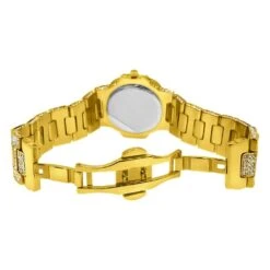Custom Bling Bling Gold Blizzard Watch -Wandr Jewelry Store custom bling bling gold blizzard watch hiphopbling 713468