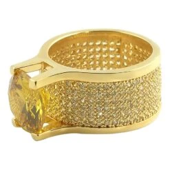 Custom Lemonade 360 Bling Bling Ring 20ct Solitaire