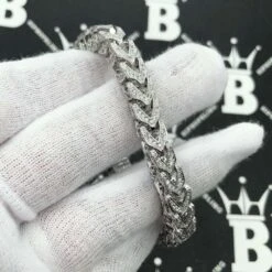 CZ Franco 8MM Bling Bling Bracelet -Wandr Jewelry Store cz franco 8mm bling bling bracelet hiphopbling 603397