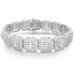 Exotic Baguette Ice Custom Bling Bling Bracelet -Wandr Jewelry Store exotic baguette ice custom bling bling bracelet hiphopbling 595020