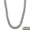 Foxtail Franco 5MM Rhodium Hip Hop Chain