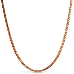 Franco Chain 2.5MM Rose Gold Stainless Steel