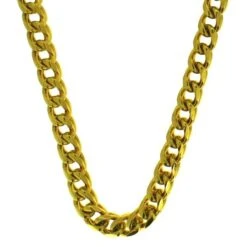 Gold 8MM Franco Chain Stainless Steel