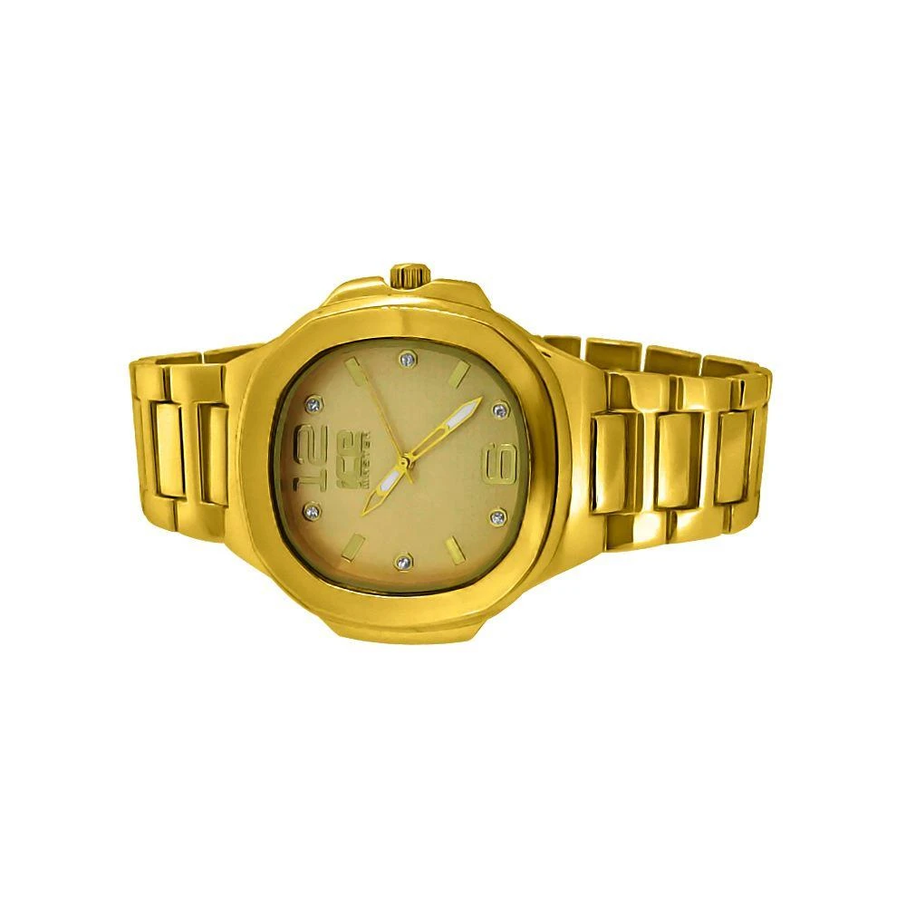 Gold Modern Fashion Metal Band Watch 1 Gold Modern Fashion Metal Band Watch