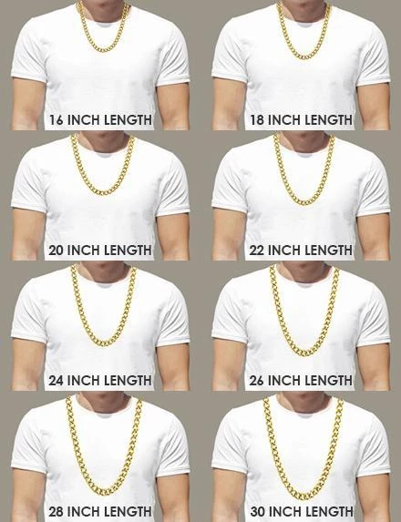 Gold Plated Cuban Box Chain Necklace 8MM 2 Gold Plated Cuban Box Chain Necklace 8MM - Image 2