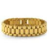 Gold President Style Bracelet