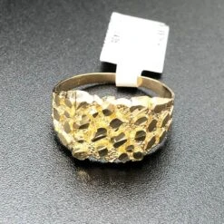 Golden Nugget Medium 10K Yellow Gold Ring